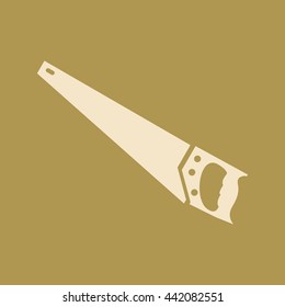 Hand Saw Icon. 