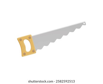 Hand saw icon 3d illustration vector render