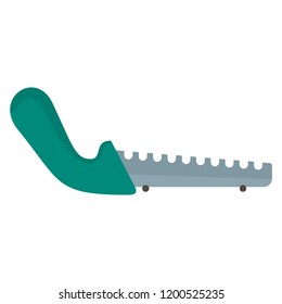 Hand saw icon. Flat illustration of hand saw vector icon for web design