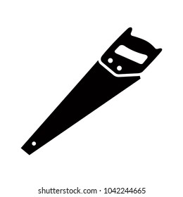 hand saw icon vector