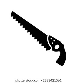 hand saw icon vector design template simple and clean