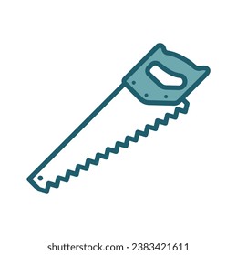 hand saw icon vector design template simple and clean
