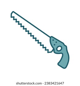 hand saw icon vector design template simple and clean