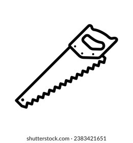 hand saw icon vector design template simple and clean
