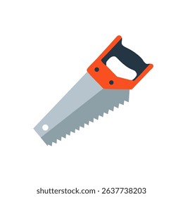 Hand Saw Isolated on White
