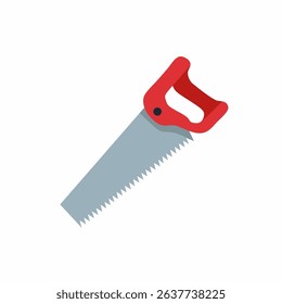 Hand Saw Isolated on White