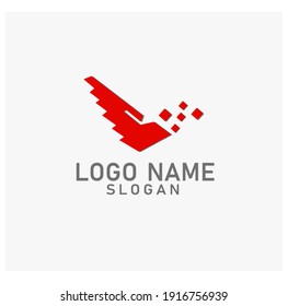 Hand Saw Logo Design Template For Idea