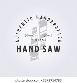 handsäge Logo, Vektorgrafik-Design