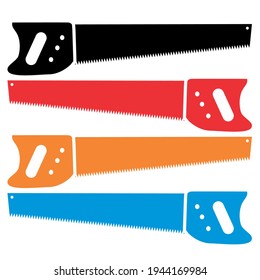 hand saw silhouette vector, for free design.