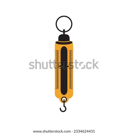 Hand Scale Spring Mechanical icon. 