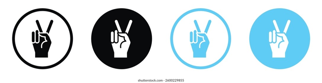 Hand scissors icon collection. vector illustration set
