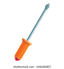 Hand screwdriver icon. Cartoon of hand screwdriver vector icon for web design isolated on white background
