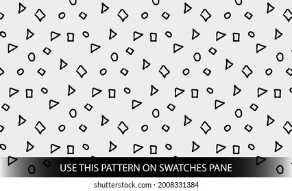 hand scribble pattern Vector Illustration Background For Scrapbook, Flyers, Posters, Web, Greeting Cards.