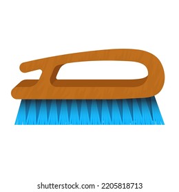 Hand Scrub Brush Vector Illustration Logo Icon Clipart