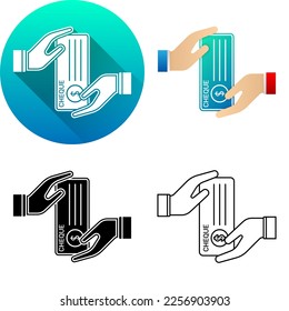 Símbolo de icono del logotipo de arte de línea aislado en fondo blanco financiero, banco