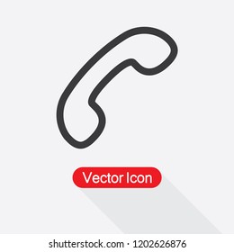 Hand Set Icon, Phone Icon Vector Illustration Eps10