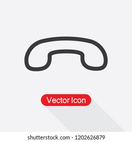 Hand Set Icon, Phone Icon Vector Illustration Eps10