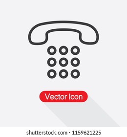 Hand Set, Phone Icon Vector Illustration Eps10