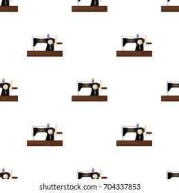 Hand sewing machine. Sewing and equipment single icon in cartoon style vector symbol stock illustration web.