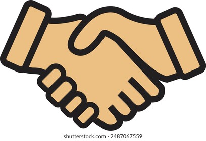 Hand shake in color, Business handshake, contract agreement, Hand Shake Business