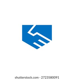 Agitar as mãos ou logotipo da negociação 