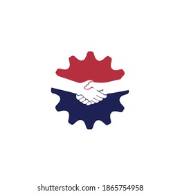 Vorlage für das Logo der Hand und des Fanggeräts