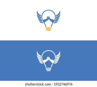 hand shake icon logo design, hand shake illustration, agreement icon
