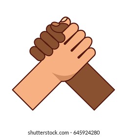 hand shake isolated icon