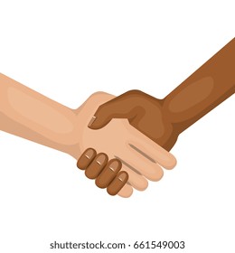 hand shake isolated icon