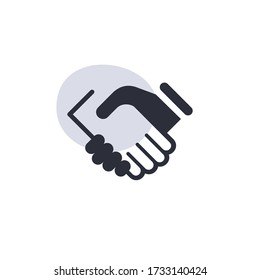 Hand Shake - Modern Icon (Pictogram)