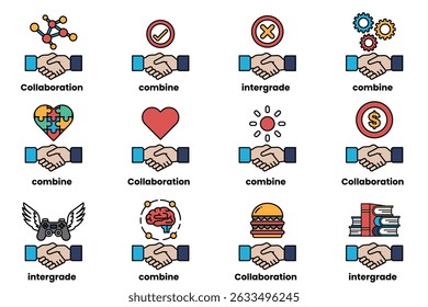 A hand shaking another hand, which represents collaboration. The hand is holding a book, which could symbolize knowledge or learning. The image has a positive and friendly mood