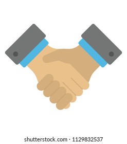 
Hand shaking representing concept of partnership
