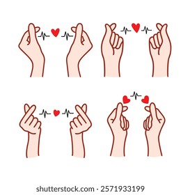 Hand shapes that symbolize love include certain gestures or positions that imply affection, warmth, and care.