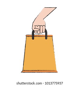 Hand with shopping bag