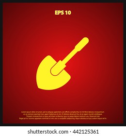hand shovel icon