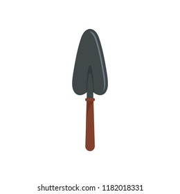 Hand shovel icon. Flat illustration of hand shovel vector icon for web design