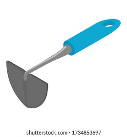 Hand shovel icon. Isometric of hand shovel vector icon for web design isolated on white background
