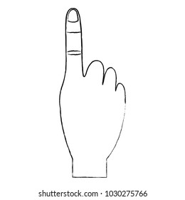 hand show forefinger finger pointing first