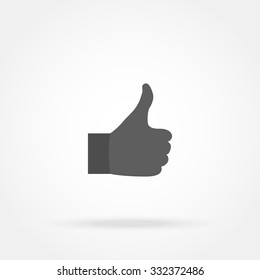 hand showing thumb icon