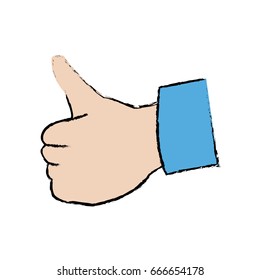 hand showing thumbs up gesture ok