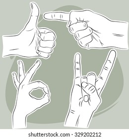 Hand sign