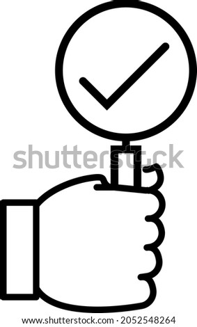 
Hand Sign Bid Icon , Vector illustration
