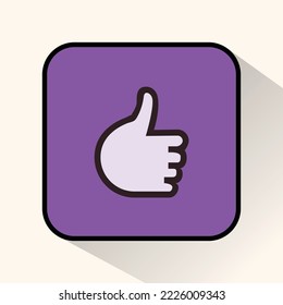 hand sign, can be used for icons