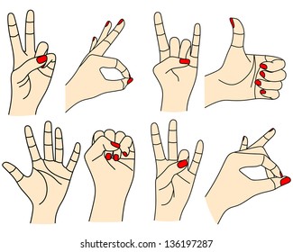 hand sign collection