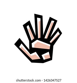 hand sign first pop simple
