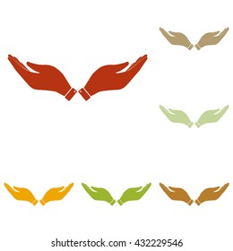 Hand sign illustration