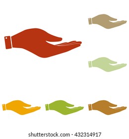 Hand sign illustration