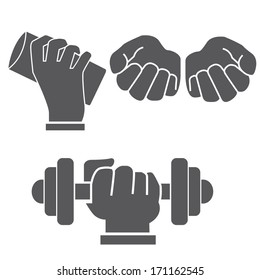 hand sign set
