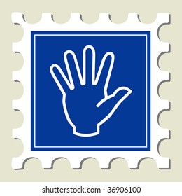 Hand Sign Stamp