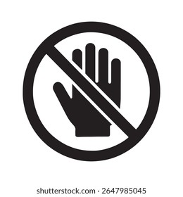 A hand sign symbol image vector.